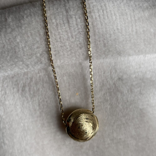 Cadena mini lenteja en 0ro 18k